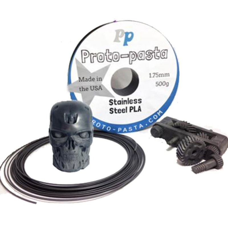 1.75mm 500g Proto-pasta Composite Stainless Steel PLA 