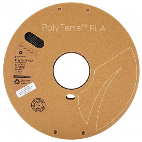 Polymaker PolyTerra PLA Charcoal Black